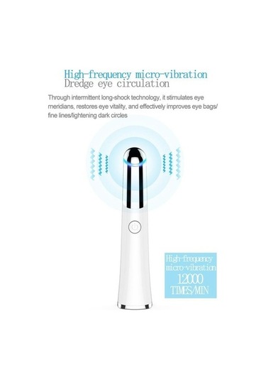 Elektrikli Titreşim Isıtmalı Göz Masajı Göz Masaj Kalem Koyu Daire Temizleme Şişlik Temizleme Gözler Bakım Araçları - Ev Kullanımı Güzellik Cihazları Bpy8xn Çok Renkli
