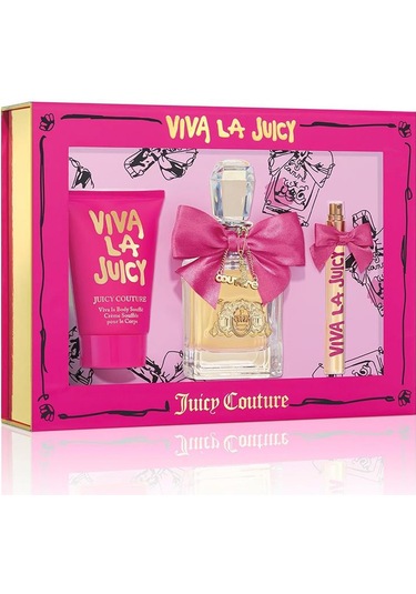 Juicy Couture Viva La Juicy Kadın Parfüm EDP 100 ML + 10 ML + Vücut Kremi 125 ML