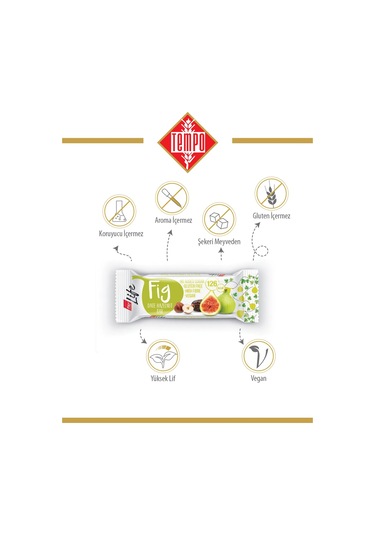 İncir Hurma Fındık Bar 30 G X 12 Adet