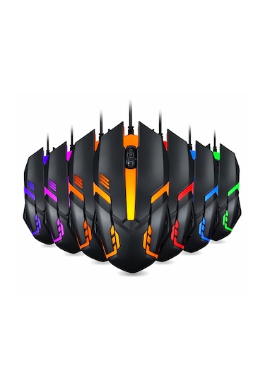 Revenge Thunder Rgb Kablolu 7 Renk Modu Gaming Oyuncu Mouse Optik