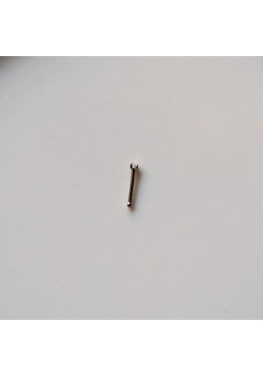 Heppii Cerrahi Çelik Gümüş Renk Minik Tektaş Burun Piercing Tektaş Hızma Gümüş