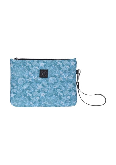 Ocean Bloom Clutch / El Çantası Portföy Turkuaz
