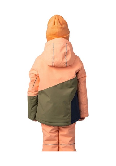 Hannah Kigali Jr Çocuk Kayak Mont - Cantaloupe/burnt Olive Çok Renkli