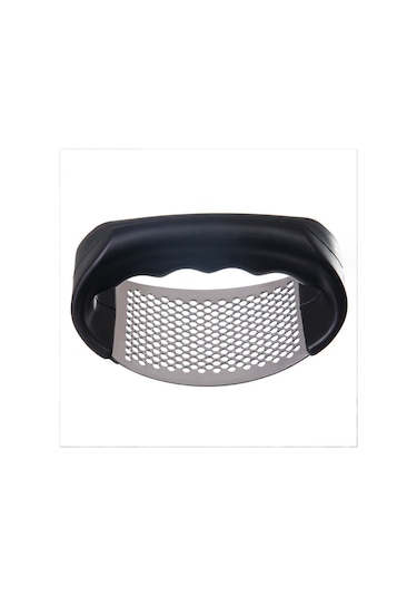 Kosona Stainless Steel Zeytin Pressesi, Kolay Kullanım, Lezzetli Sarımsak Ezme, Evde Ve Mutfakta Kullanım, Pratik Ve Dayanıklı, El Koku Yok Siyah