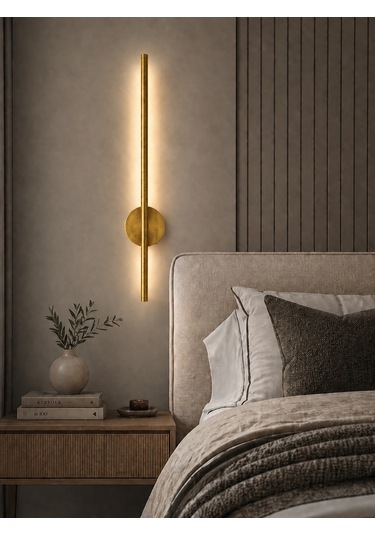 Flame Sarjlı Led Aplik 8w 3200k Gün Işığı 75cm Duvar Tipi /tablo Dekoratif Işık Eskitme