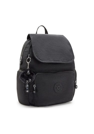 Kıplıng City Zip S Küçük Boy Sırt Çantası Siyah Black Noır Siyah