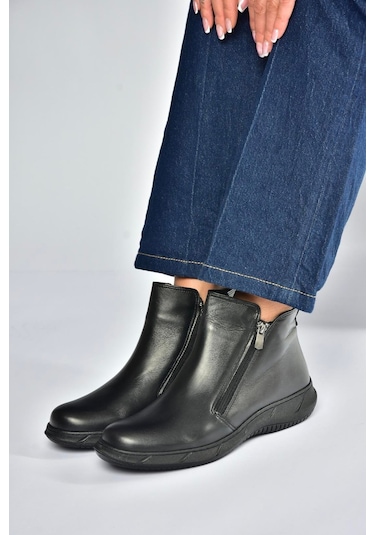 Fox Shoes V398577603 Siyah Hakiki Deri Kadın Bot Siyah-hakiki Deri Fox Shoes V398577603 Siyah Hakiki Deri Kadın Bot Siyah-hakiki Deri