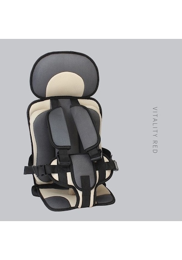 Xkids Ayarlanabilir Portatif Bebek Araba Koltuğu - Gri 2761