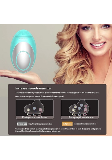 Suofeng El Tutulu Akıllı Uyku Cihazı, Ev Kullanıma Uygun, İki Mod Stres Azaltma Ve Uyarma , Portatif, Beyaz Beyaz