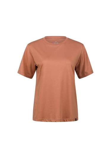 2as Alexa Kadın Bisiklet Yaka T-shırt Kahve