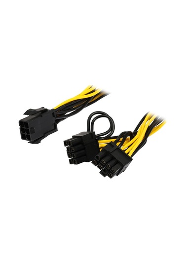 6 Pin To 2 X 8 Pci-E Ekran Kartı Power Çevirici Bakır Kablo 4302A