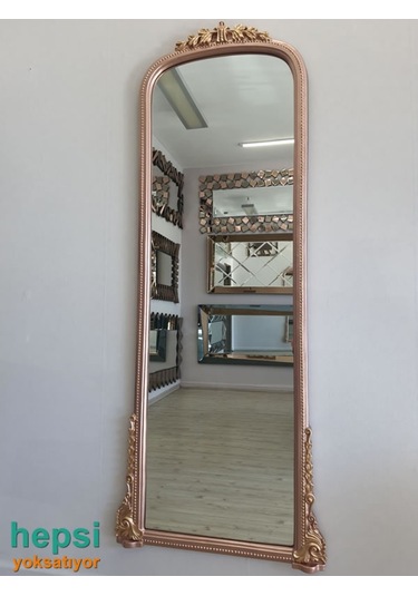 Matmazel Model Rose Gold Altın Renk Varaklı Boy Aynası