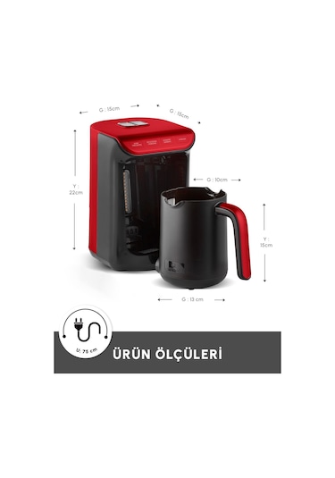 Karaca Hatır Köz Sütlü Türk Kahve Makinesi