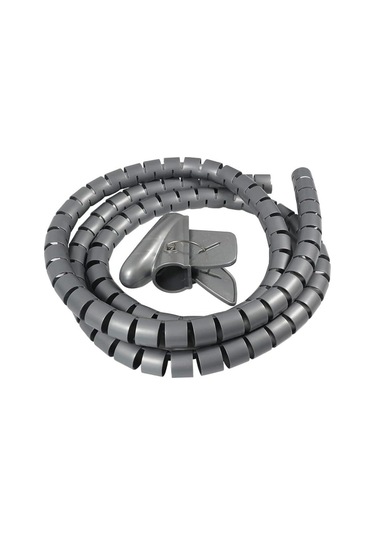 Powermaster Pm-15942 22mm Spiral Kablo Toplayıcı Gri 1 Metre