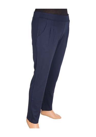 Barem Kadın Pensli Çelikli İnterlok Lacivert Pantolon Lacivert