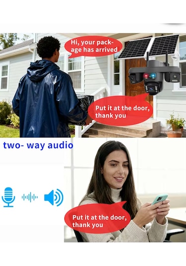 O-kam Ok335 Premium Serisi 12mp 4 Kameralı 4g Çift Solar Panel Gece Görüş 1 Yıl Turkcell +128gb Hafıza