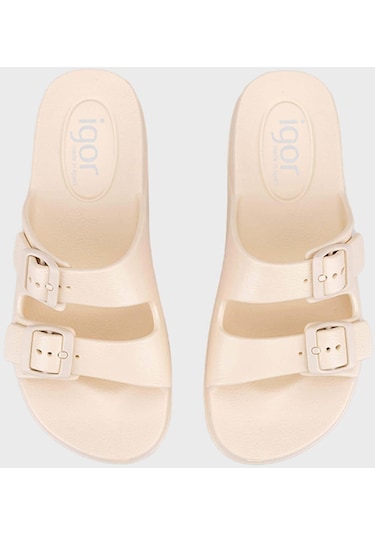 Igor S10318 Habana Terlik Fildişi-fildişi Krem