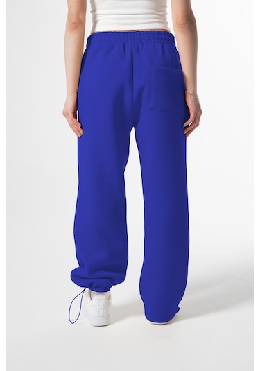 Flaw Atelier Baggy Eşofman Altı-28818 Saks Mavi