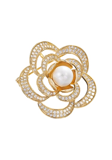 Homyl Broş Zarif Taklidi Charm Hediye Doğum Günü Kız Çiçek Çiçek