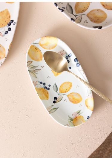 The Mia Limoncello Oval Servis 2li 26 Cm Lmn023 Çok Renkli
