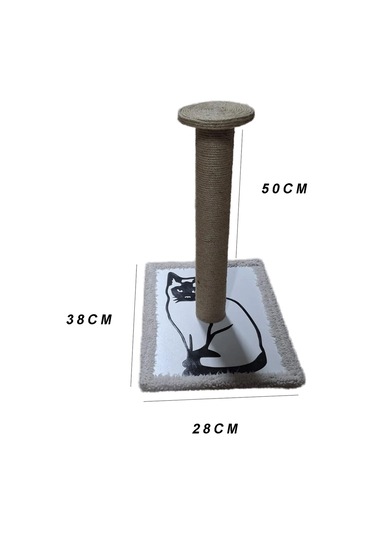 Kedi Tırmala Tahtası Lazer Kesim Ahşap Resimli7