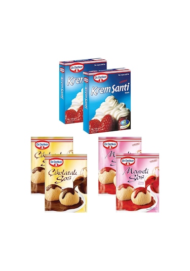 Dr. Oetker Krem Şanti ve Sos 6'lı