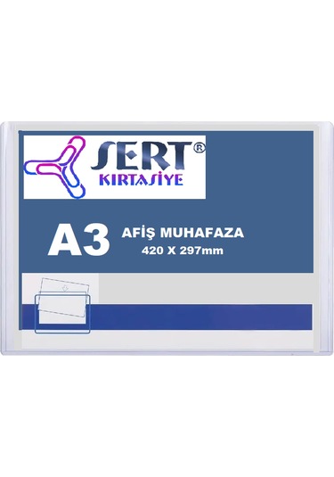 Afiş Muhafaza Kabı A3 420x297mm 5li Paket