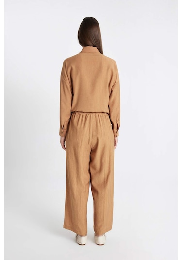DeFacto Geniş Paça Basic Düz Harem Pantolon C6483AX24SMBN153