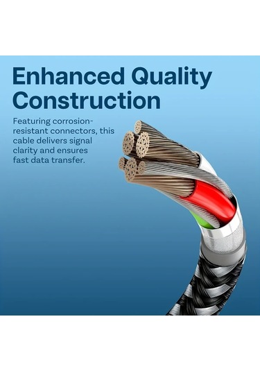 Honeybeeshop 5 Adet 300 Cm Usb A'dan Type C Hızlı Şarj Kablosu Siyah Beyaz Samsung Galaxy Ps5