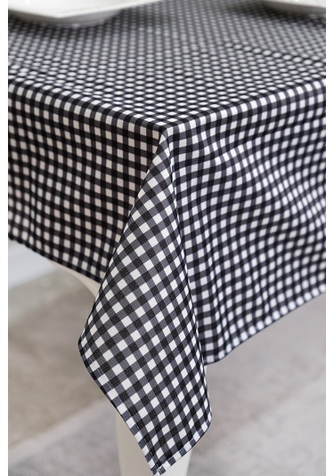 Sufre Sıvı Geçirmez Masa Örtüsü Sofra Bezi Sofra Örtüsü Piknik Örtüsü Siyah