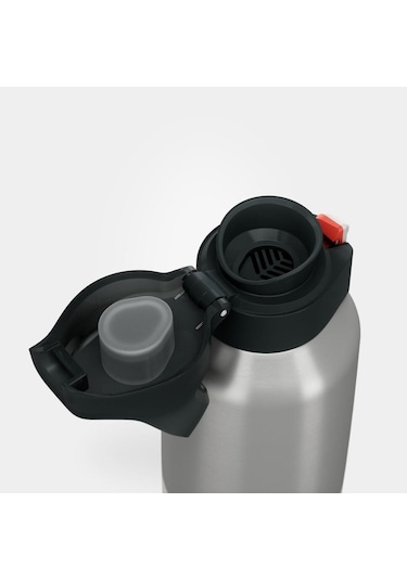 Quechua Outdoor Paslanmaz Çelik Termos - 0,8 L - Pratik Kapak - Beyaz - 900