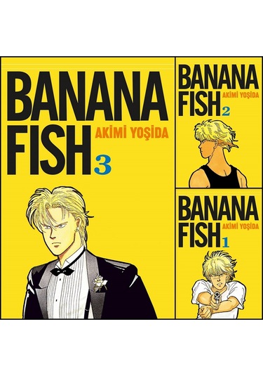 Banana Fish (1-2-3.Cilt) Manga 3 Kitap Set - Akimi Yoşida