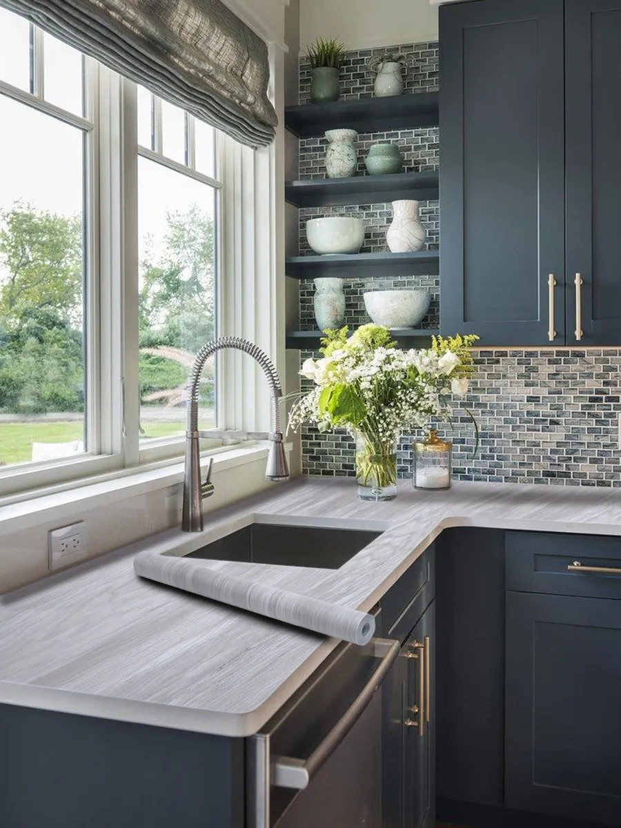 Stankoinstrument İ Osnastka Kendinden Yapışkanlı Ahşap Desenli Mat Mobilya Filmi 8 Metre 292563443