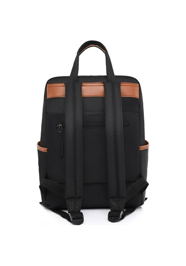 Suntek Kadın Erkek Dizüstü Sırt Çantası Şık Üniversite Siyah