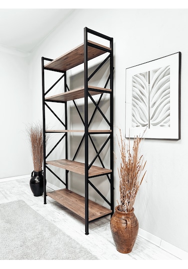 Tanraf Erciyes Lüks Kitaplık Atlantik Çam