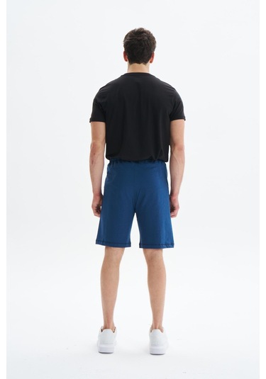 AR-MA Arma Erkek Regular Fit Basic Süprem % 100 Pamuk Cepli Şort Y29504279002 İndigo