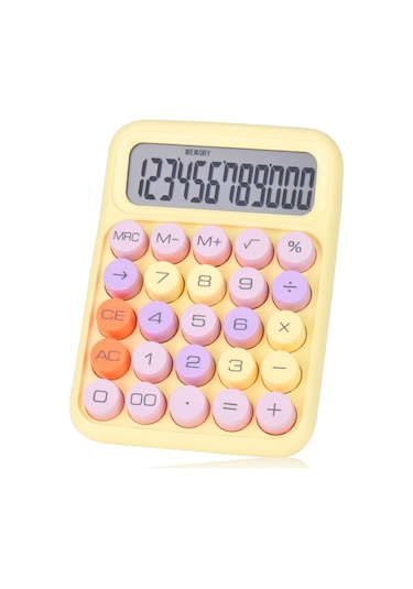 Mioji Mio CL12 12 Hane Mekanik Hesap Makinası Sarı