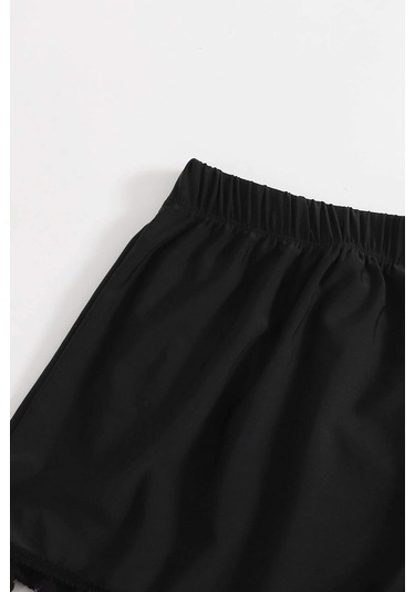 Angelsin Ponponlu Şık Deniz Şortu 001