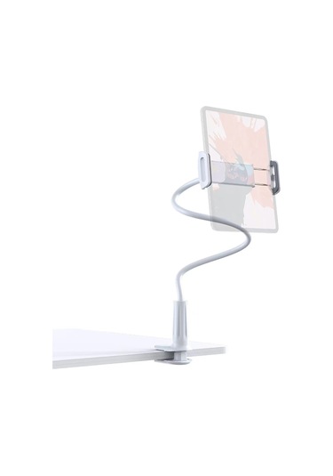 Juo 70 Cm Akrobat Esnek Tablet Ve Telefon Tutucu Stand Beyaz Beyaz