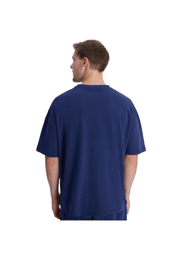 Kappa Erkek Comfort Fit T-shirt Mavi 