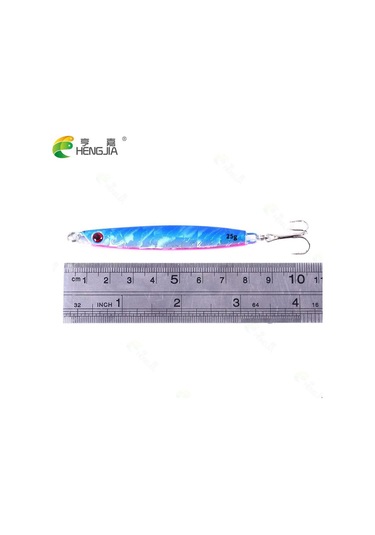 1 Adet 25g Metal Kurşun Balıkçılık Lures Hengjia Gerçekçi Pike Cazibesi
