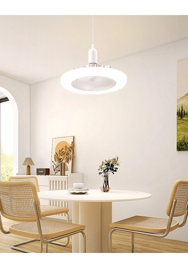 Akıllı Uzaktan Kumanda Vidalı Fan Işığı 30w