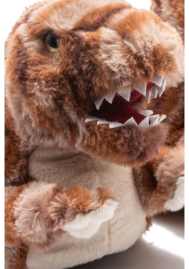 Twigy Trek Çocuk Hayvanlı Panduf Kahverengi 30/37 EE0568 Kahverengi