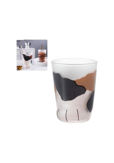 Aşk Kedi Pençesi Cam, Kaplan Pençesi Kupası Ofis Kahve Kupası