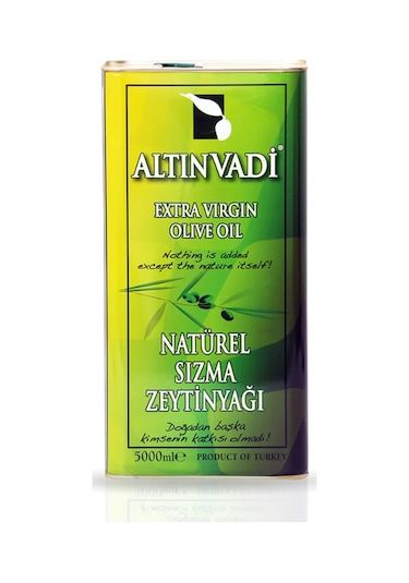 Altinvadi Naturel Sızma Zeytinyağı Teneke 5 L