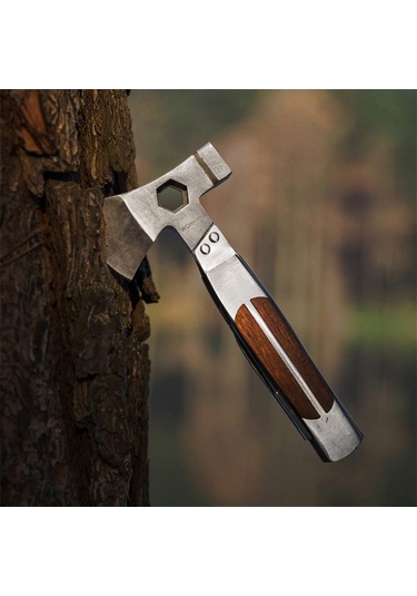 Workpro Wp383001 12 In 1 Çok Fonksiyonlu Profesyonel Mini Balta/çekiç Alet Seti + Taşıma Kılıfı