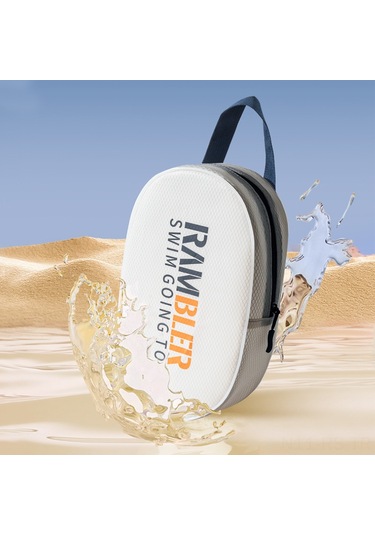 Reedark Büyük Kapasiteli, Islak-kuru Ayrılmış Seyahat Makyaj Çantası - Taşınabilir, Dayanıklı, İçindekilerini Düzenleyen Bej Büyük Boy Toptan Diğer