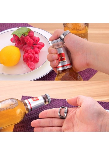 Soulader Pratik Metal Halka Tasarımı Bira Konserve Açacağı - Kolay Kullanım Diğer