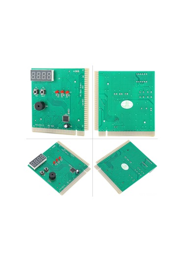 Springsun 4 Basamaklı Lcd Bilgisayar Anakart Tanı Kartı - Hızlı Arıza Tespiti, Sesli Bildirim, Pcı Uyumlu, İngilizce Kılavuz