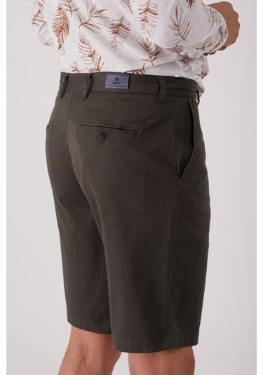 Dufy Haki Erkek Regular Fit Short - 86777 Haki